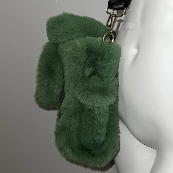 NWOT FAUX FUR HERALD BAG - Picture 5 of 8